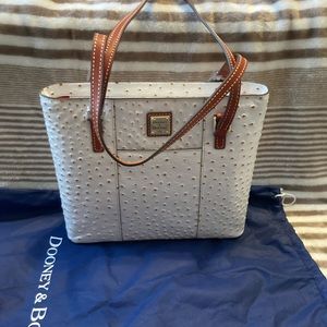 Dooney Bourke Ostrich Small Lexington Bag